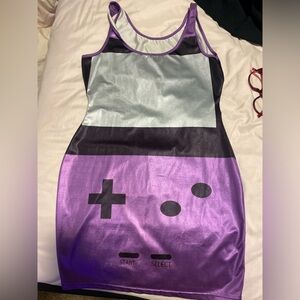 Nintendo Print Mini Dress